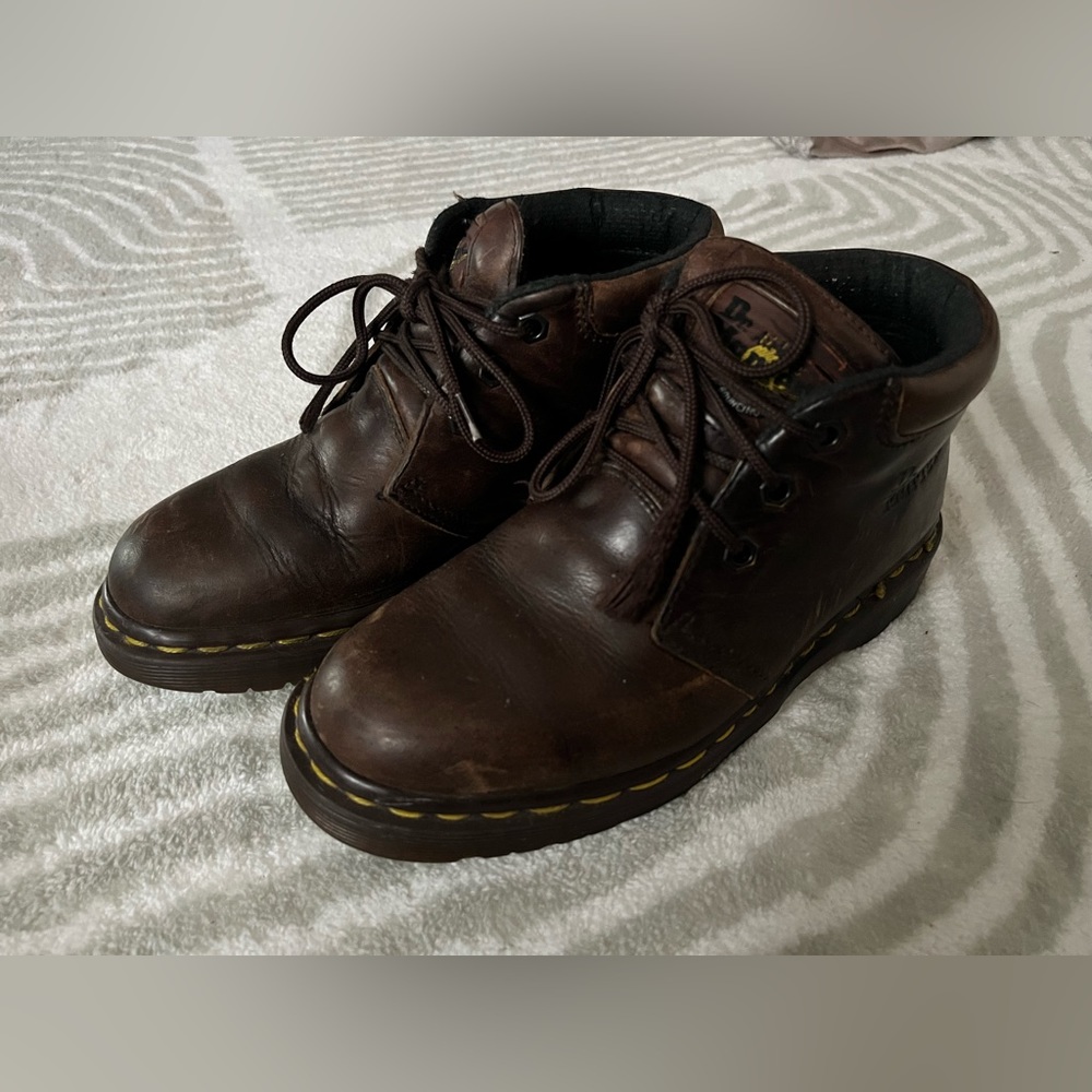 Dr. Martens Vintage Brown Short Ankle Boots